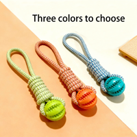 Jouets interactifs pour chiens Lynpet en caoutchouc et nylon, résistants aux morsures, en forme de pastèque, pour le nettoyage des molaires, étanches, sans danger pour les aliments, pour chiots