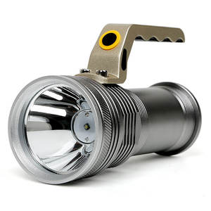 Linterna recargable de aleación de aluminio, reflector portátil resistente al agua con Led de alta potencia para uso doméstico y exterior, haz de largo alcance - Product Image 3