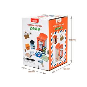 Jeu de simulation de bureau de <span class=keywords><strong>poste</strong></span> pour bébés, avec timbres et enveloppes, jeux éducatifs, jouets d'apprentissage pour garçons et filles - Product Image 5