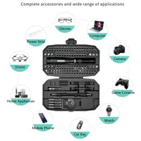 Ensemble de tournevis électriques de précision magnétiques miniatures 152 en 1, kit d'outils pour ordinateur portable, réparation professionnelle d'ordinateurs, acier au chrome-vanadium