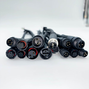 M12/M10 Stecker auf Buchse 2/<span class=keywords><strong>3</strong></span>/4/Pin IP67 Wasserdichtes Kabel für Outdoor Engineering LED Solar Straßen laterne Kabel - Product Image 1