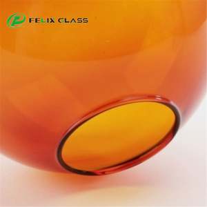 Pantalla de Lámpara de Mesa Única de Vidrio Borosilicato 3.3 Transparente Soplada a Mano para Decoración del Hogar, Iluminación Interior, LED Inalámbrico - Product Image 2