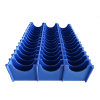 Séparateurs en plastique imperméables en polypropylène ondulé PP Coroplast, lame de séparation, boîte à grille poly, espaceur, pince