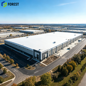 Manufacturer Corrosion Resistant Prefabricated Steel Structure Warehouse Metal Frame Distribution Center - Product Image 1