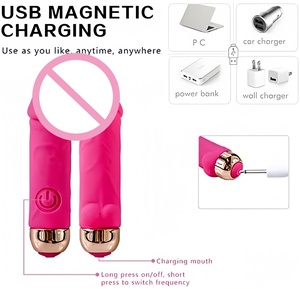 Realistischer Vibrator für Frauen mit 10 Geschwindigkeiten, Klitoris- und G-Punkt-Stimulation, Sexspielzeug mit starker Saugkraft und USB-<span class=keywords><strong>Design</strong></span> - Product Image 3