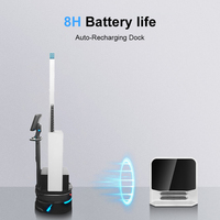 Antena CHAFON W101 Controlada por Aplicación, Eficiente, con G y V, para Gestión Automatizada de Inventario Autónoma, Ángulo Ajustable, ABS