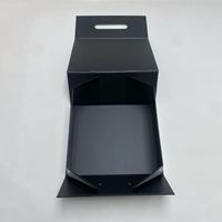 Caja de Papel Magnética Negra Premium Personalizada al por Mayor, Caja de Regalo de Cartón Ecológica Ideal para Empaque de Cajas Coloridas con Logotipo