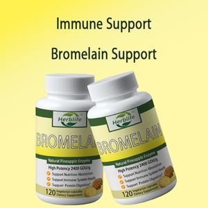Bromelina OEM/ODM - 500 mg - 2400 GDU - Extracto de Enzima de Piña Pura - Apoya la Digestión y la Absorción de Nutrientes - Product Image 3