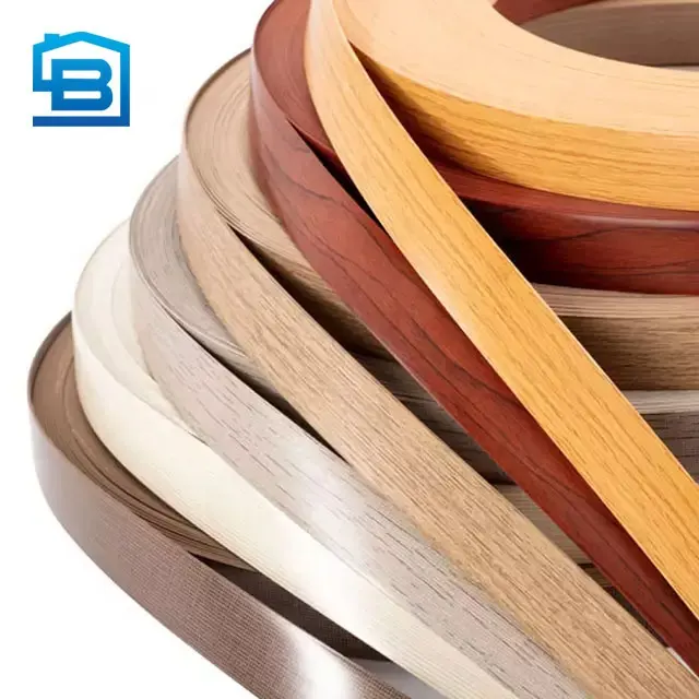 लकड़ी अनाज के लिए टेप उच्च गुणवत्ता मैट खत्म लकड़ी बढ़त बैंडिंग पीवीसी कृत्रिम पैनलों