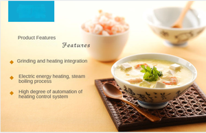 Macchina elettrica per il Tofu completamente automatica per la macinazione e l'ebollizione del <span class=keywords><strong>latte</strong></span> <span class=keywords><strong>di</strong></span> <span class=keywords><strong>soia</strong></span> - Product Image 3