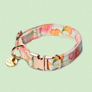 Collar para Perro Personalizado con Estampado Moderno y Elegante, Talla M, de Algodón Cómodo, Ajustable, Suave, Duradero y Ligero - Product Image 1