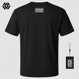เสื้อยืดคอตตอนแขนสั้นแบบหนาพิเศษ ระบายอากาศได้ดี ทรงปกติ สกรีนโลโก้ได้ตามต้องการ แบรนด์ส่วนตัว คุณภาพสูง เสื้อยืดผู้ชาย - Product Image 3