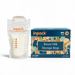 Bolsa Multifuncional para <span class=keywords><strong>Leche</strong></span> <span class=keywords><strong>Materna</strong></span> con Diseño de Dibujos Animados, Libre de BPA, Flujo Rápido, <span class=keywords><strong>Puede</strong></span> Usarse - Product Image 1