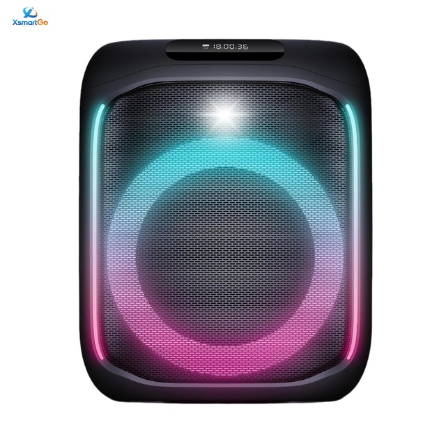 Dual 6.5" 600W Portable Bluetooth Speaker High Power Outdoor Party Boombox with Handle, IPX5 Waterproof for Camping DJ Beach