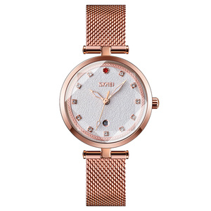 SKMEI 9215 luxe femmes diamant <span class=keywords><strong>montre</strong></span> japon Movt <span class=keywords><strong>Quartz</strong></span> or <span class=keywords><strong>montre</strong></span>-bracelet <span class=keywords><strong>prix</strong></span> de gros logo personnalisé <span class=keywords><strong>montre</strong></span> pour les femmes - Product Image 2