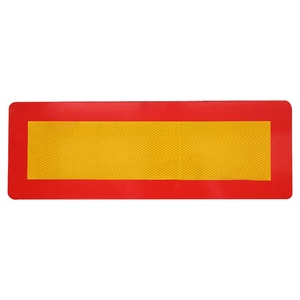 New Arrival Cheap Price Customized Manufacturer Reflective <b>Stickers</b> Rear Marking Plate <b>Sticker</b> - Product Image 4