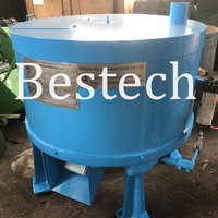 Mélangeur à rouleaux pour sable et argile de fonderie, facile à utiliser, capacité 400 kg, 380 V, pour la fonderie