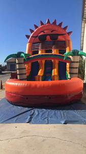 جديد تصميم التجاري العملاق نفخ المياه الشريحة قلعة نطاط ترتد منزل زلاقة مياه - Product Image 6