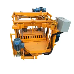 QT40-3A Mobile moving egg laying low cost automatic hollow solid block brick making machinery popular in Philippines