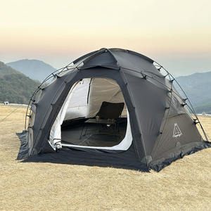 Carpa Domo Semiesférica Impermeable para Exteriores 185, Color Sólido, para Acampar en Familia, Forma de Bola, Refugio Trasero para Auto - Product Image 2