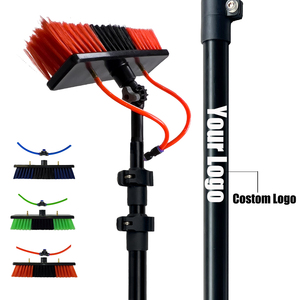 Qiyun Bảng điều khiển năng lượng mặt trời làm sạch bàn chải và cực Kính thiên văn 12ft công cụ rửa Kit - Product Image 2