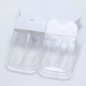 Botella de Spray de Perfume Recargable de 50 ml, de Plástico, con Forma de Tarjeta de Crédito, Redonda, con Sello, para Envasado de Desinfectante de Manos, con Logotipo Personalizable - Product Image 5