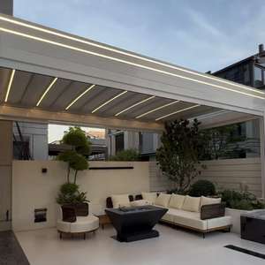 <span class=keywords><strong>Pergola</strong></span> <span class=keywords><strong>bioclimatique</strong></span> automatique à toit à lamelles imperméable 6m x 4m, gazebo électrique, <span class=keywords><strong>pergola</strong></span> <span class=keywords><strong>bioclimatique</strong></span> en aluminium à lamelles - Product Image 4