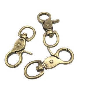 Alloy gesper kunci anjing, gesper kunci anjing, gesper jepret seng, Tang ekor bulat 5 titik, produk perangkat keras - Product Image 1