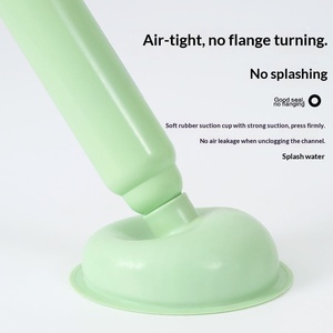 Déboucheur de toilettes instantané - Ventouse <span class=keywords><strong>pour</strong></span> toilettes en PVC <span class=keywords><strong>pour</strong></span> déboucher les blocages des tuyaux et des drains de toilettes - Product Image 5