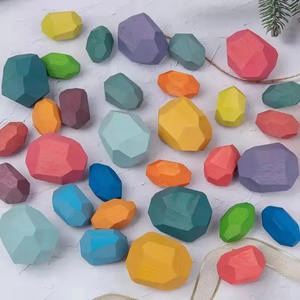 Puzzle en bois <span class=keywords><strong>Montessori</strong></span> arc-en-ciel à empiler Jouets éducatifs pour classer et empiler pour les jeunes enfants - Product Image 3