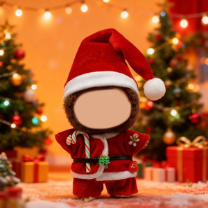 Nouvelles tenues de Noël pour poupée de 17 cm à la mode pour Labubu, tenue de Père Noël, cadeau de Noël - Product Image 2