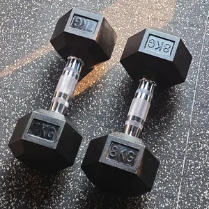 Hotlife Factory Wholesale Free Weight Dumbells Gym Rubber Hex Hexagon Dumbbell Set LB Buy Online