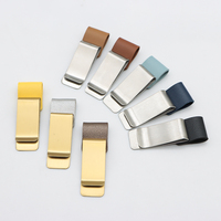Clips porte-stylos en métal colorés, clips multi-usages pour billets et documents, papeterie de bureau
