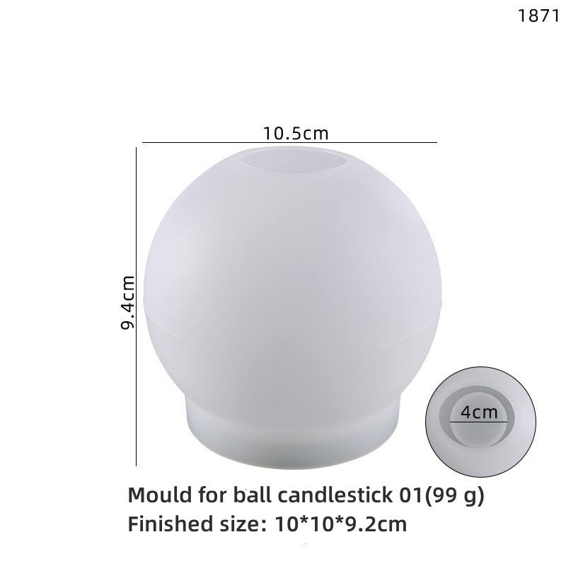 แม่พิมพ์สำหรับเชิงเทียนบอล01(99กรัม)