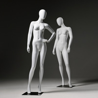 Maniquí de Cuerpo Completo Femenino, Talla Estándar, Brillante, para Exhibición de Ropa