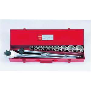 KOKEN - 6212M-00 3/4'' <b>socket</b> set in case (12 pcs.) - EAN 4991644244041 <b>RATCHET</b> AND <b>SOCKET</b> SETS 3/4" - Product Image 2