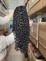 Perruques Bouclées HD Entièrement en Dentelle TRESemmé Cheveux Humains, Perruques Frontales en Dentelle Vierge Péruvienne 360 pour Femmes Noires – Vente en Gros