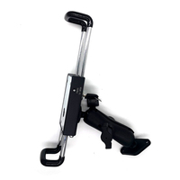 Support de tablette pour tableau de bord de voiture avec adaptateur à boule diamantée de 1'' et plaque de fixation à vis, compatible avec les supports iPad, avec verrouillage pour système RAM