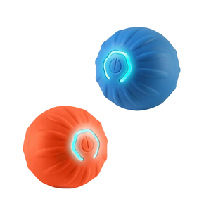 Elektrische slimme interactieve hondenbal speelgoed, automatisch springend, oplaadbaar, waterdicht TPU puppy speelgoed voor kleine en middelgrote honden en katten - Product Image 1