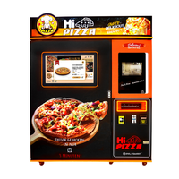 Distributeur automatique de pizzas commercial entièrement automatique 24h/24, kiosque de restauration rapide en libre-service avec écran tactile pour centre commercial