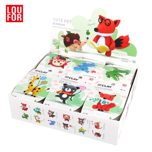 <span class=keywords><strong>Argile</strong></span> à séchage à l'air <span class=keywords><strong>auto</strong></span>-<span class=keywords><strong>durcissante</strong></span> 24 couleurs Boîte en plastique Artisanat de la maternelle - Product Image 3