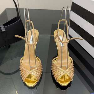 Zapatos de Tacón de Cuero para Mujer Babylone, 3.<span class=keywords><strong>5</strong></span> Pulgadas, Negros, Sandalias de Fiesta, Correa Ajustable en el Tobillo, Diseño Metálico, Cómodos y Fáciles de Poner - Product Image 3