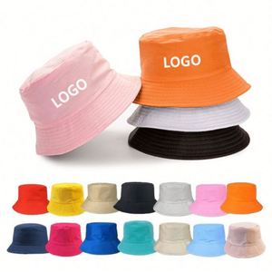 Promotion Custom Logo Reversible Cap Bulk Fashion <b>Bucket</b> <b>Hat</b> <b>With</b> <b>String</b> - Product Image 4
