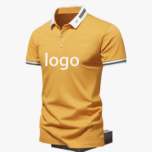 Polo à col personnalisable haut de gamme pour homme, collection Printemps-Été 2026, tendance, manches courtes, style décontracté chic - Product Image 5