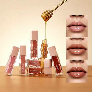 Gloss à lèvres bio en gros, huile à lèvres personnalisée, longue tenue, anti-transfert, pour maquillage quotidien et soirées, OEM ODM - Product Image 1