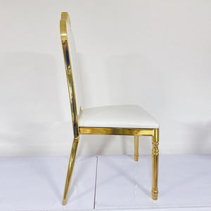 Chaise de banquet de luxe moderne en acier inoxydable pour événements hôteliers, réceptions et mariages, couleur or, à <span class=keywords><strong>vendre</strong></span> - Product Image 6