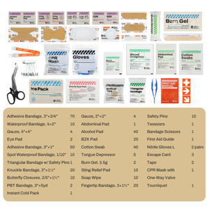 Rhino Rescue Outdoor Medical <span class=keywords><strong>Box</strong></span> di sopravvivenza custodia impermeabile ABS PP supporto a parete scatola di pronto soccorso medico traumatologico - Product Image 2