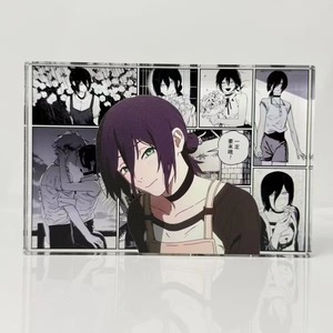 Figurine de dessin animé <span class=keywords><strong>Denji</strong></span> et Reze en acrylique, support de carte, ornement de bureau, accessoires de décoration <span class=keywords><strong>cosplay</strong></span>, cadeau de collection pour fans - Product Image 5