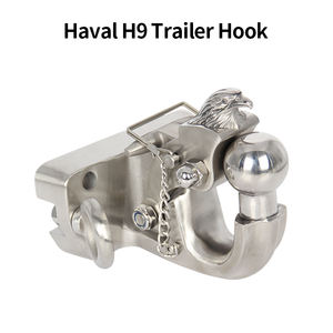Attelage en acier HAVAL H9 avec boule d'attelage, crochet de remorquage pour pare-chocs arrière, distance entre les trous d'origine, accessoires de <span class=keywords><strong>camping</strong></span>-<span class=keywords><strong>car</strong></span> - Product Image 1