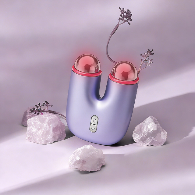 New Beauty Device Face Lift up Skin Tighten Firming Heated Microcurrent Mini Facial Skin Toning Device